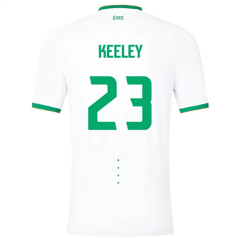 Danxen Kid Ireland Josh Keeley #23 White Away Jersey 24-26 T-Shirt