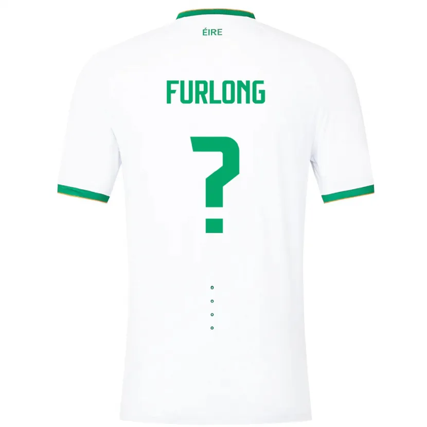 Danxen Kid Ireland James Furlong #0 White Away Jersey 24-26 T-Shirt