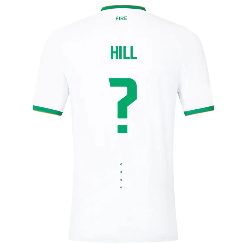 Danxen Kid Ireland Tom Hill #0 White Away Jersey 24-26 T-Shirt