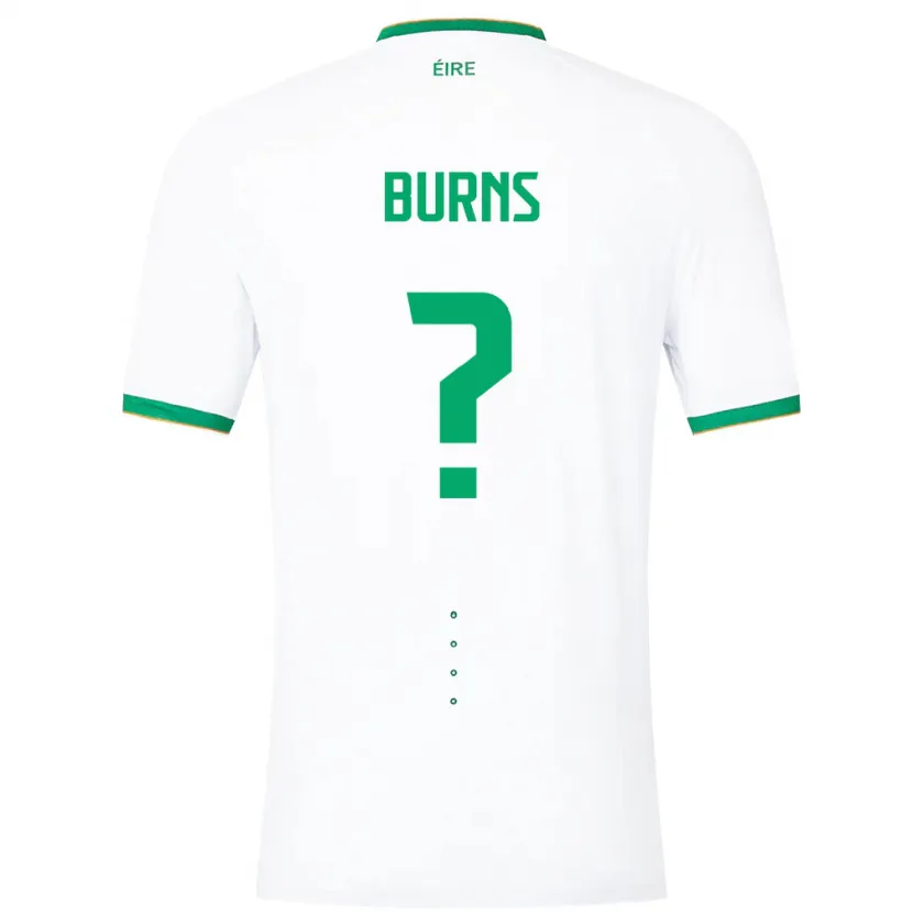 Danxen Kid Ireland Darragh Burns #0 White Away Jersey 24-26 T-Shirt