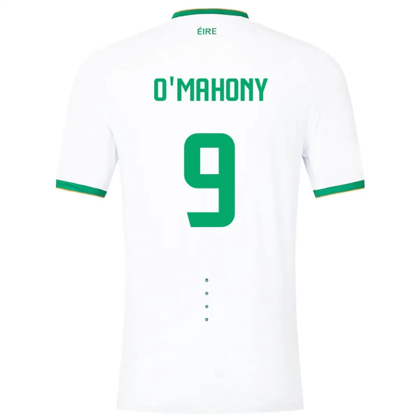 Danxen Kid Ireland Mark O'mahony #9 White Away Jersey 24-26 T-Shirt