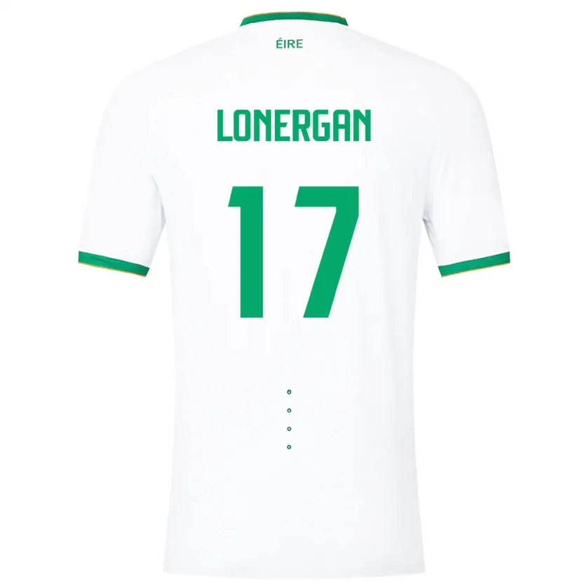 Danxen Kid Ireland Tom Lonergan #17 White Away Jersey 24-26 T-Shirt