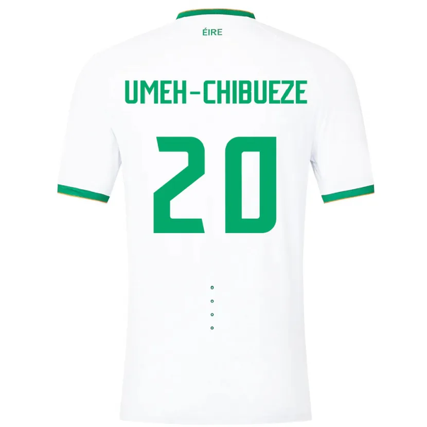 Danxen Kid Ireland Franco Umeh-Chibueze #20 White Away Jersey 24-26 T-Shirt