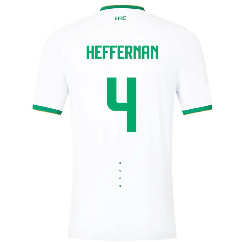 Danxen Kid Ireland Cathal Heffernan #4 White Away Jersey 24-26 T-Shirt