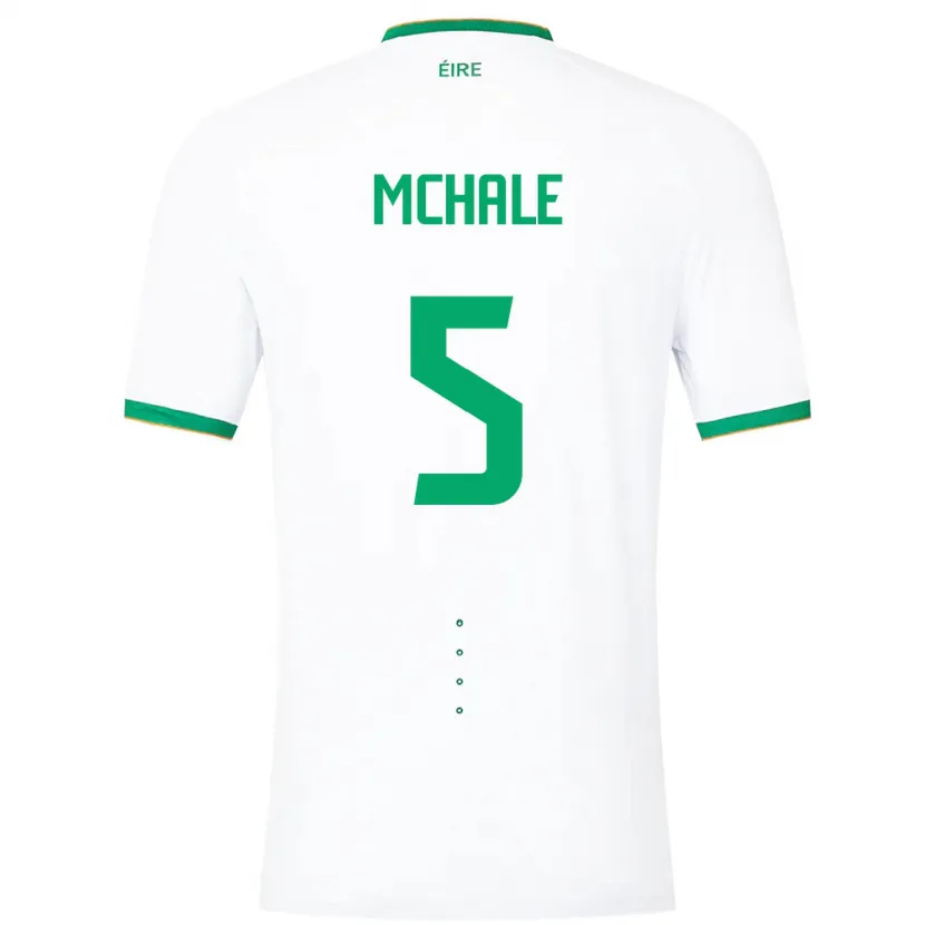 Danxen Kid Ireland Sean Mchale #5 White Away Jersey 24-26 T-Shirt