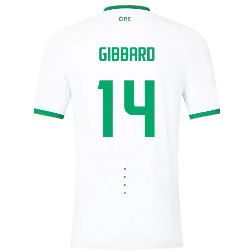 Danxen Kid Ireland Joseph Gibbard #14 White Away Jersey 24-26 T-Shirt