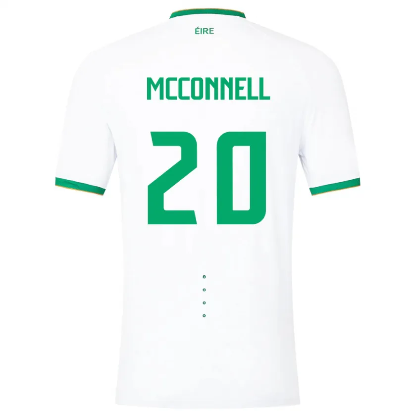 Danxen Kid Ireland Glenn Mcconnell #20 White Away Jersey 24-26 T-Shirt