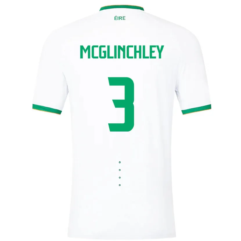 Danxen Kid Ireland Harry Mcglinchley #3 White Away Jersey 24-26 T-Shirt