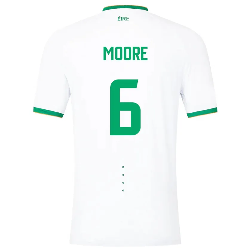 Danxen Kid Ireland Matthew Moore #6 White Away Jersey 24-26 T-Shirt