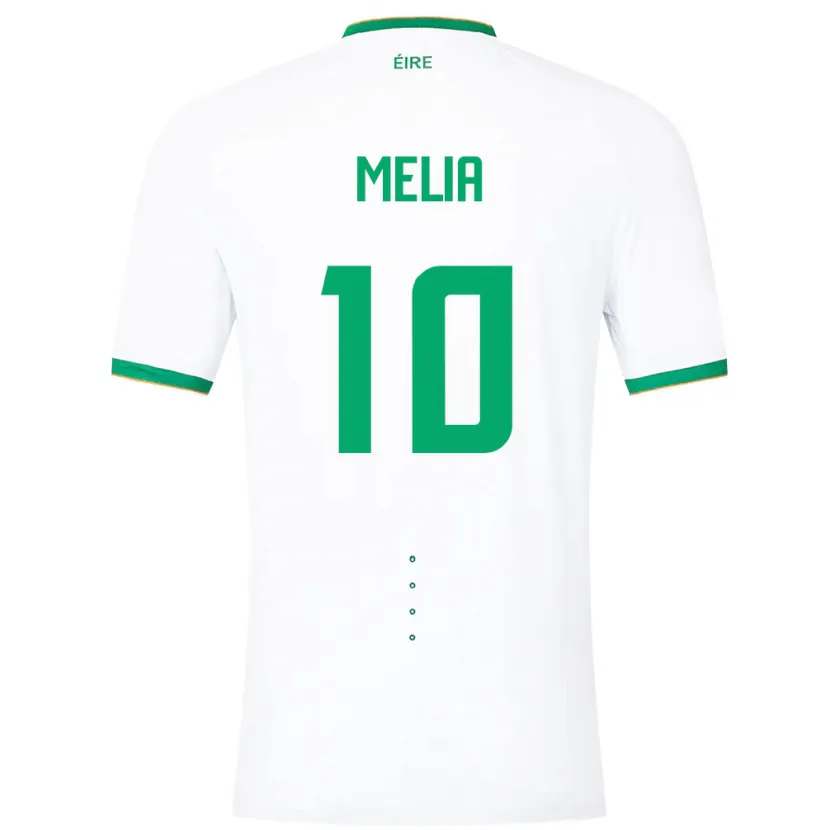 Danxen Kid Ireland Mason Melia #10 White Away Jersey 24-26 T-Shirt