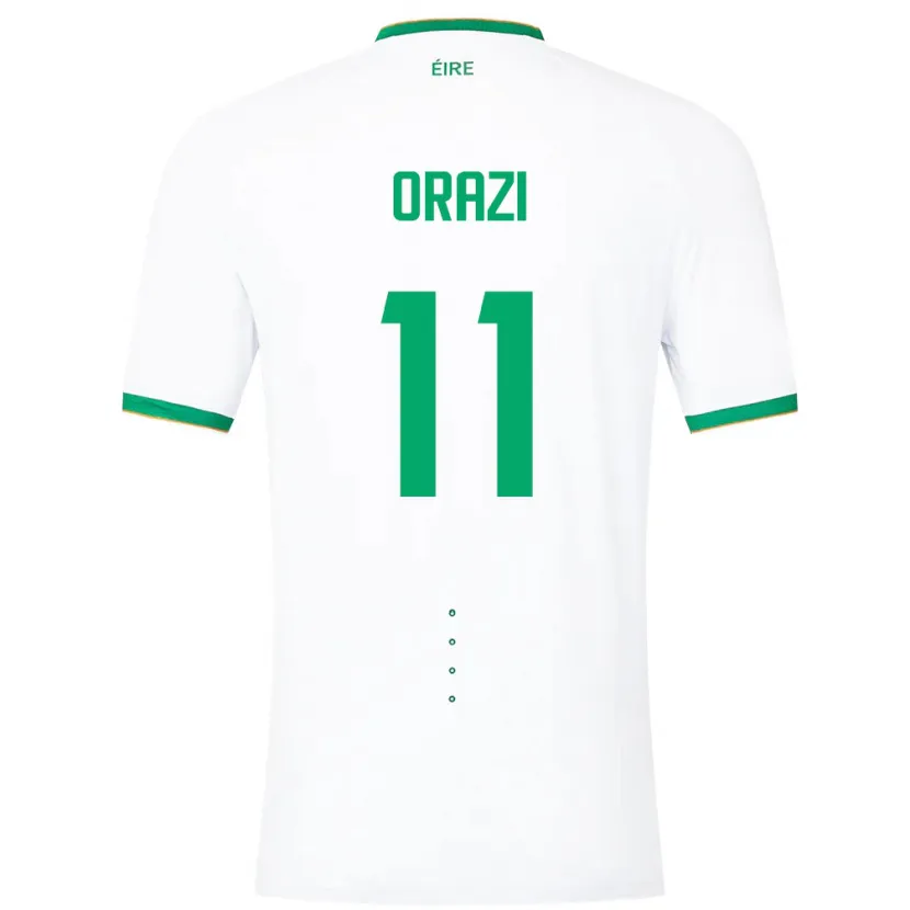 Danxen Kid Ireland Ike Orazi #11 White Away Jersey 24-26 T-Shirt