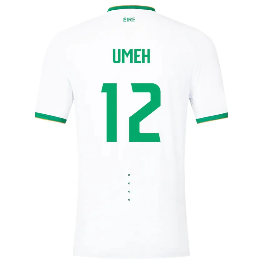 Danxen Kid Ireland Jaden Umeh #12 White Away Jersey 24-26 T-Shirt