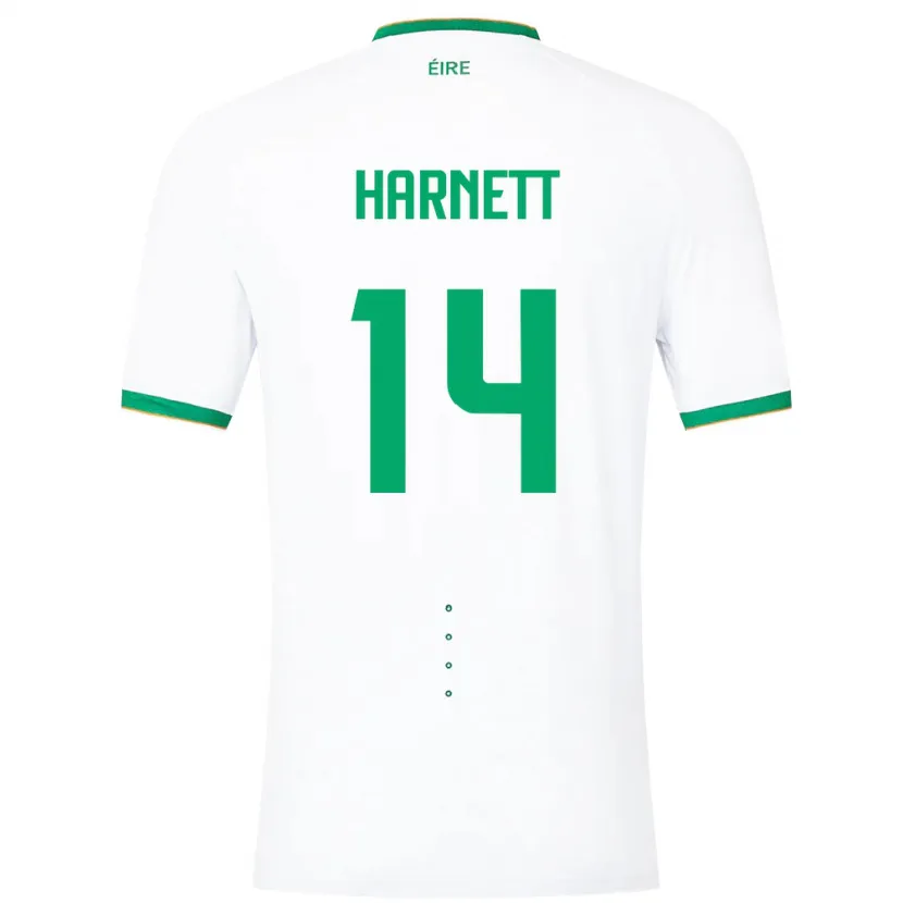 Danxen Kid Ireland Kaylem Harnett #14 White Away Jersey 24-26 T-Shirt