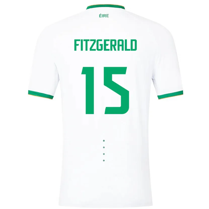 Danxen Kid Ireland Kyle Fitzgerald #15 White Away Jersey 24-26 T-Shirt