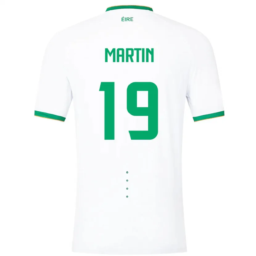 Danxen Kid Ireland William Martin #19 White Away Jersey 24-26 T-Shirt