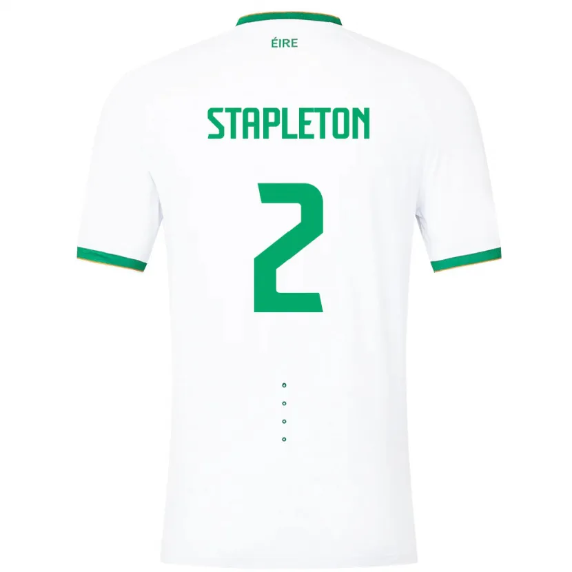 Danxen Kid Ireland Jessie Stapleton #2 White Away Jersey 24-26 T-Shirt