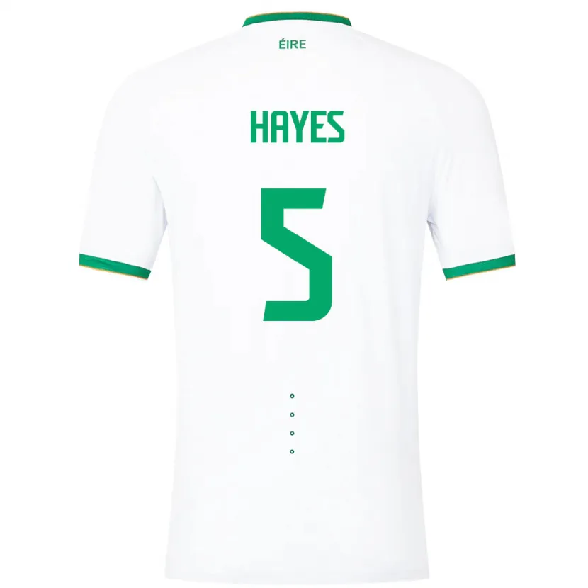 Danxen Kid Ireland Caitlin Hayes #5 White Away Jersey 24-26 T-Shirt