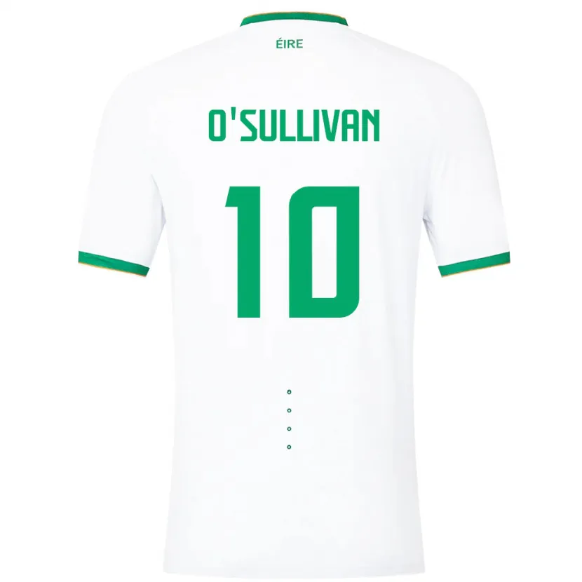 Danxen Kid Ireland Denise O'sullivan #10 White Away Jersey 24-26 T-Shirt