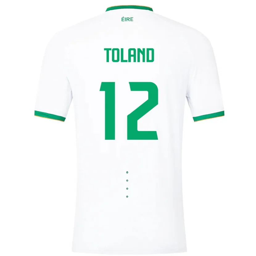 Danxen Kid Ireland Tyler Toland #12 White Away Jersey 24-26 T-Shirt