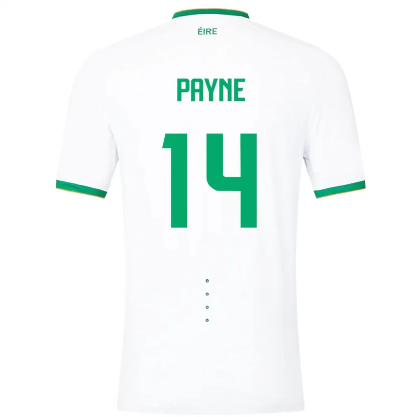 Danxen Kid Ireland Heather Payne #14 White Away Jersey 24-26 T-Shirt