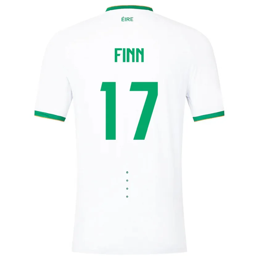 Danxen Kid Ireland Jamie Finn #17 White Away Jersey 24-26 T-Shirt