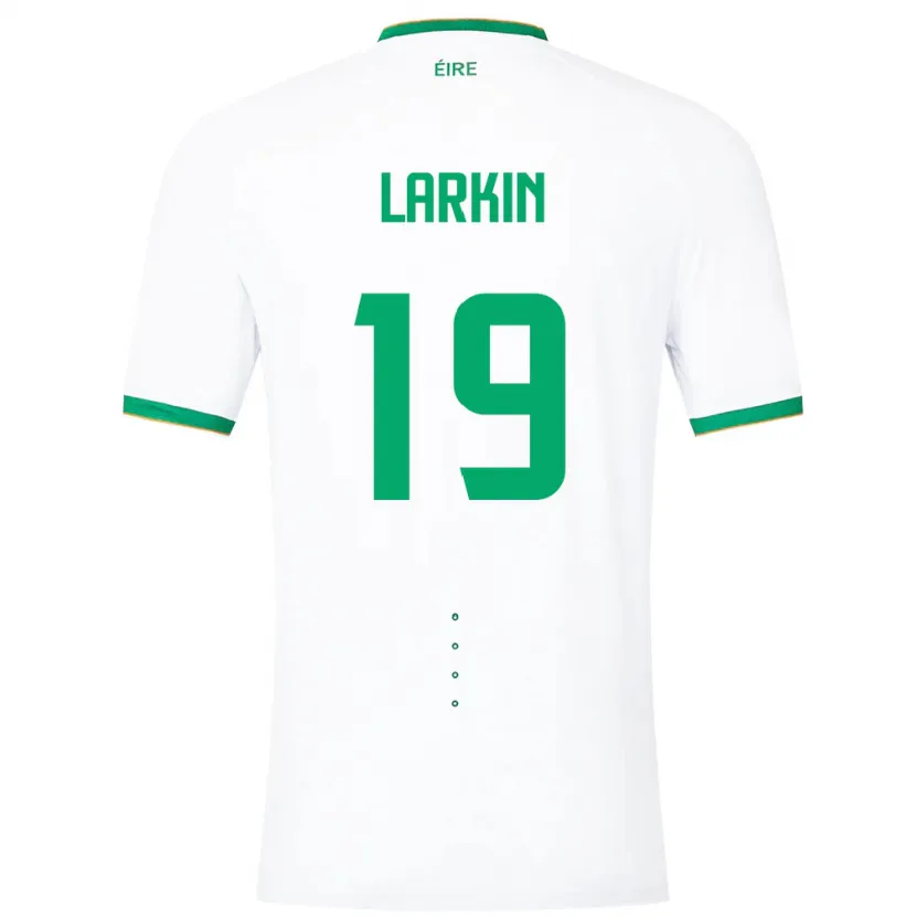 Danxen Kid Ireland Abbie Larkin #19 White Away Jersey 24-26 T-Shirt