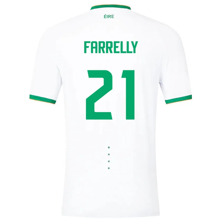 Danxen Kid Ireland Sinead Farrelly #21 White Away Jersey 24-26 T-Shirt