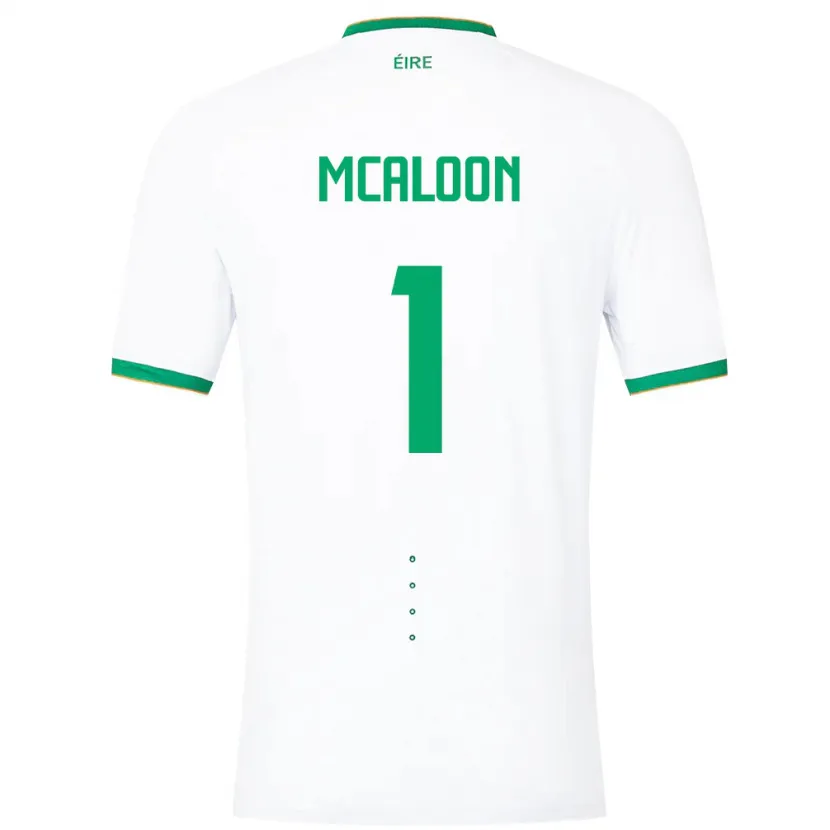 Danxen Kid Ireland Naoisha Mcaloon #1 White Away Jersey 24-26 T-Shirt