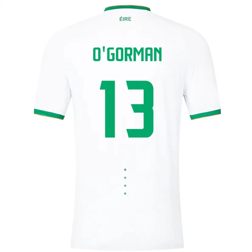 Danxen Kid Ireland Áine O'gorman #13 White Away Jersey 24-26 T-Shirt