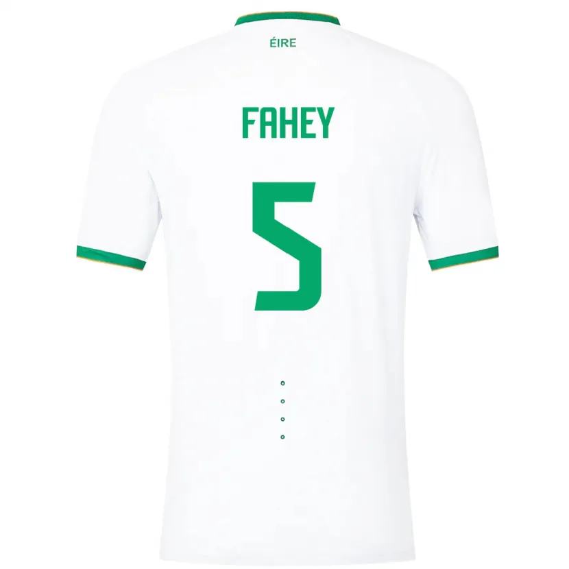 Danxen Kid Ireland Niamh Fahey #5 White Away Jersey 24-26 T-Shirt