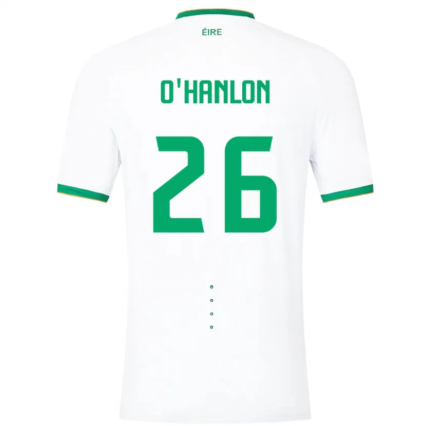 Danxen Kid Ireland Tara O'hanlon #26 White Away Jersey 24-26 T-Shirt