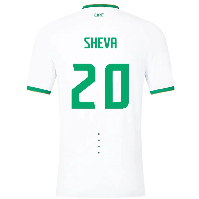 Danxen Kid Ireland Marissa Sheva #20 White Away Jersey 24-26 T-Shirt