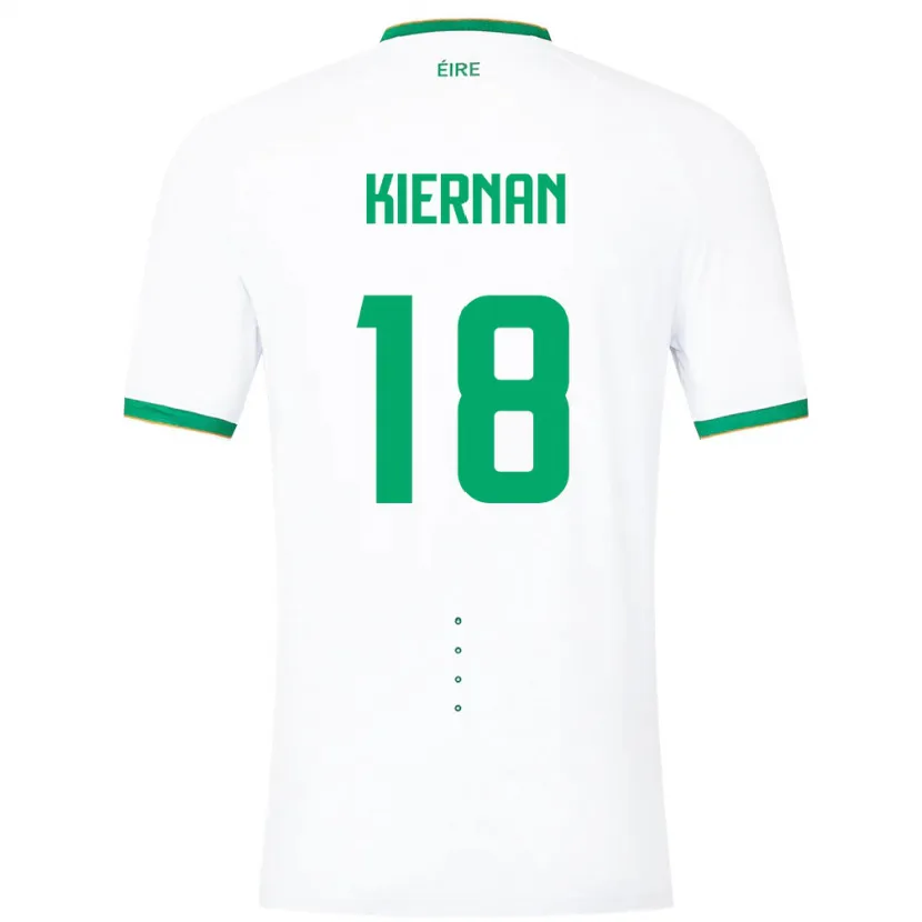 Danxen Kid Ireland Leanne Kiernan #18 White Away Jersey 24-26 T-Shirt