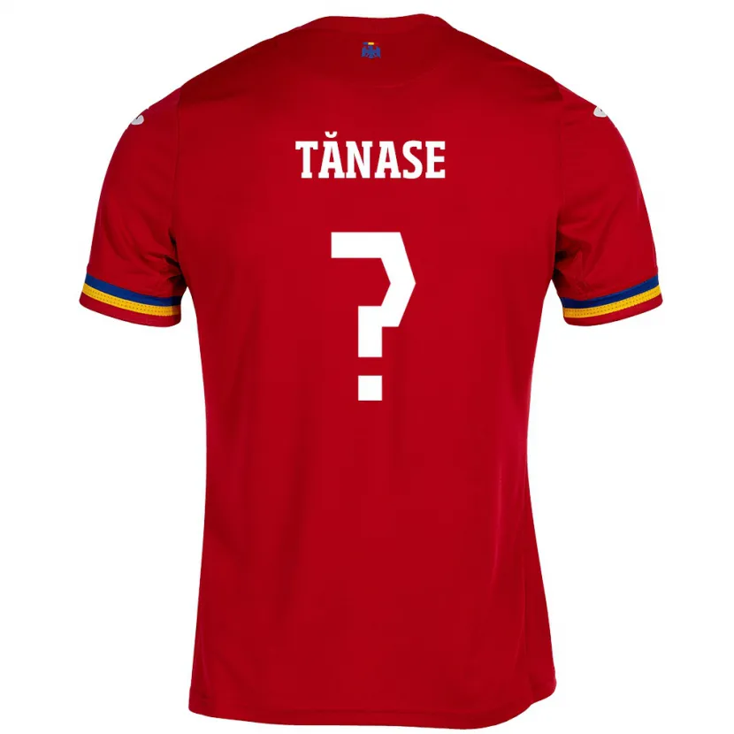 Danxen Kid Romania Florin Tănase #0 Red Away Jersey 24-26 T-Shirt