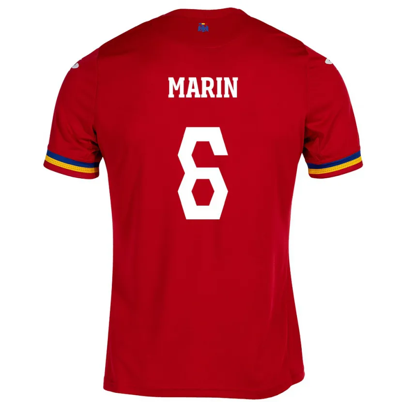 Danxen Kid Romania Marius Marin #6 Red Away Jersey 24-26 T-Shirt