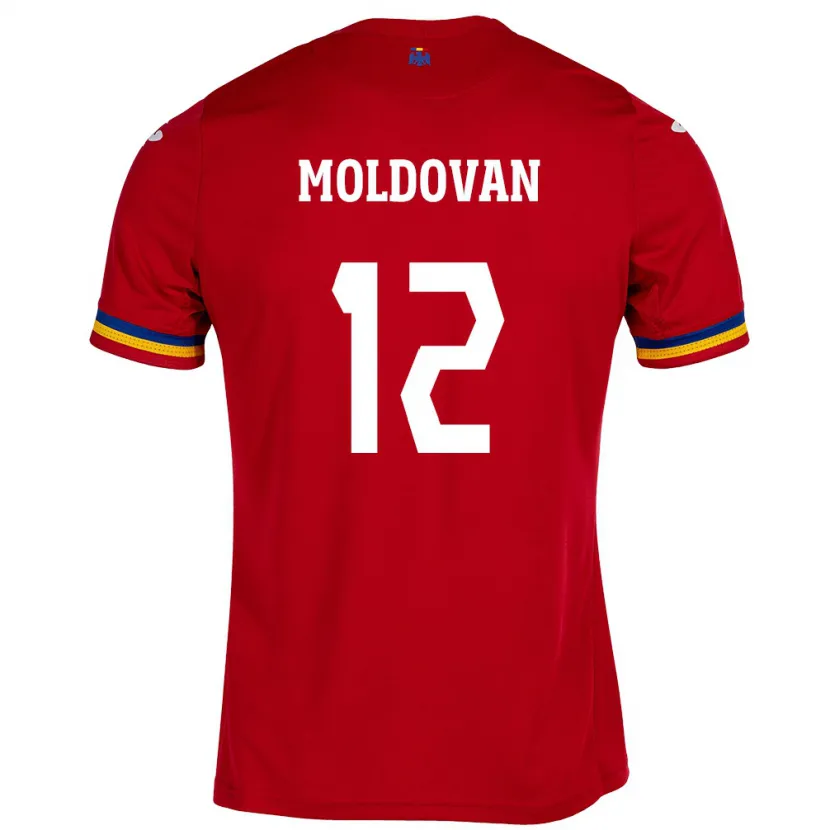 Danxen Kid Romania Horaţiu Moldovan #12 Red Away Jersey 24-26 T-Shirt