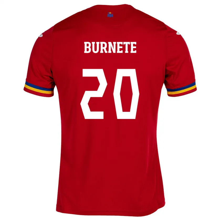 Danxen Kid Romania Rareș Burnete #20 Red Away Jersey 24-26 T-Shirt