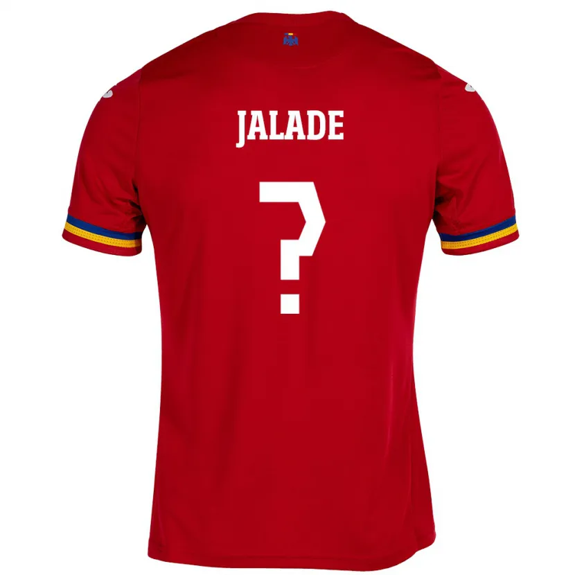 Danxen Kid Romania Robert Jalade #0 Red Away Jersey 24-26 T-Shirt