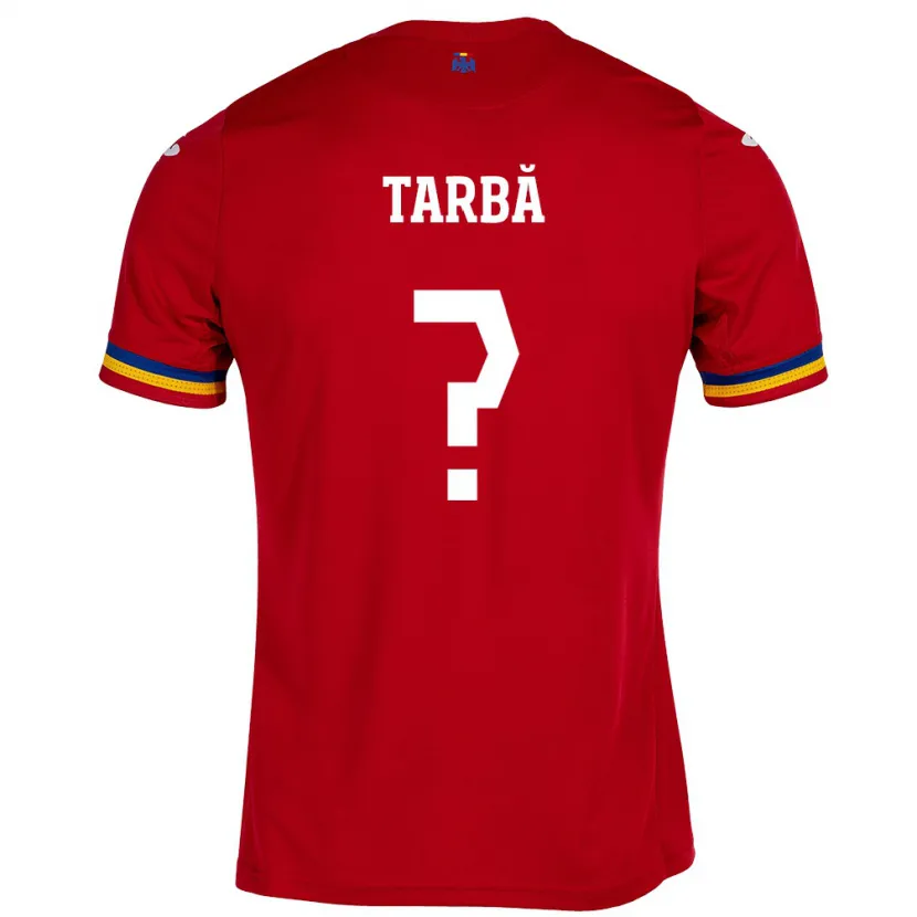 Danxen Kid Romania Ianis Târbă #0 Red Away Jersey 24-26 T-Shirt