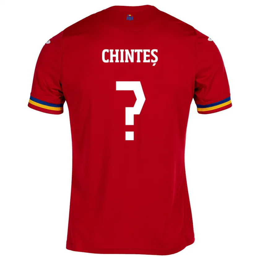 Danxen Kid Romania Alin Chinteș #0 Red Away Jersey 24-26 T-Shirt