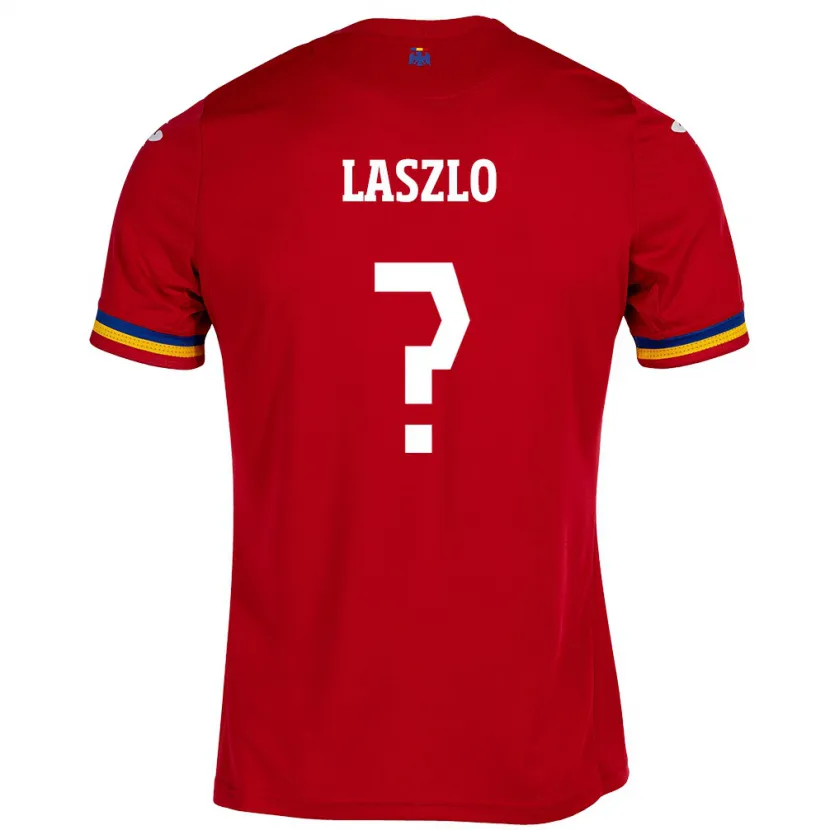 Danxen Kid Romania Matyas Laszlo #0 Red Away Jersey 24-26 T-Shirt