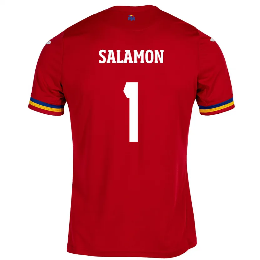 Danxen Kid Romania Szidonia Salamon #1 Red Away Jersey 24-26 T-Shirt