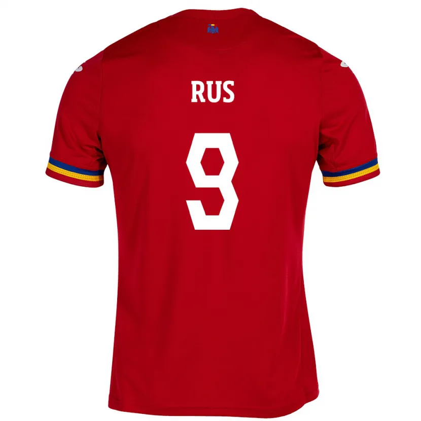 Danxen Kid Romania Laura Rus #9 Red Away Jersey 24-26 T-Shirt