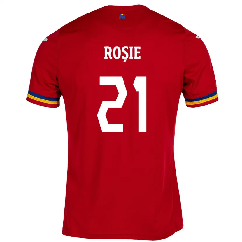 Danxen Kid Romania Genoveva Roșie #21 Red Away Jersey 24-26 T-Shirt