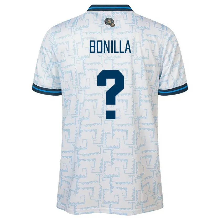 Danxen Kid El Salvador Nelson Bonilla #0 White Away Jersey 24-26 T-Shirt