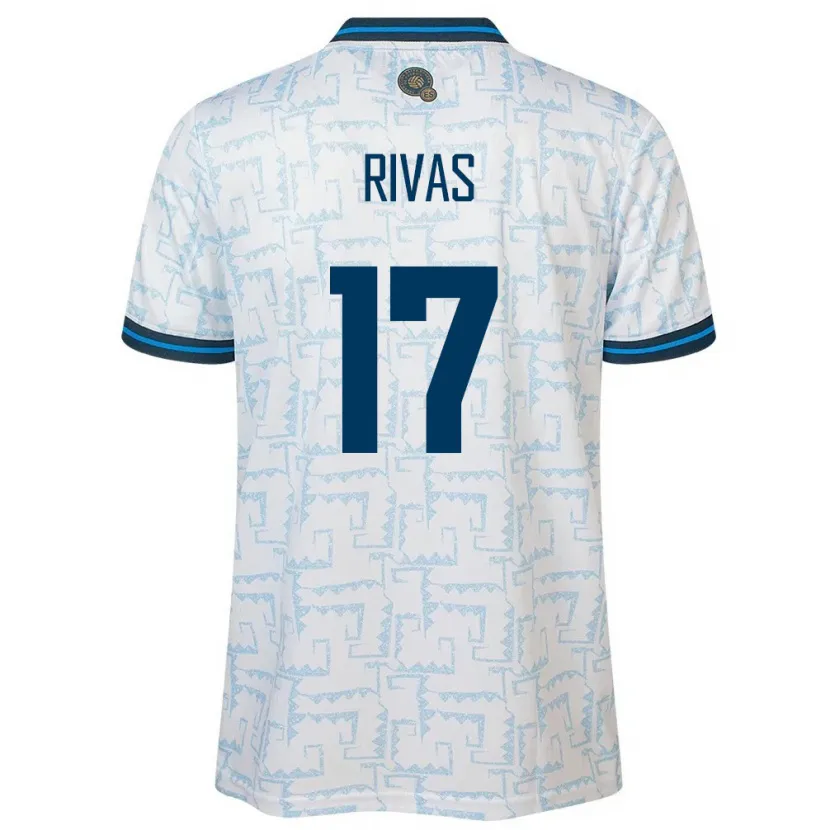 Danxen Kid El Salvador Eduardo Rivas #17 White Away Jersey 24-26 T-Shirt