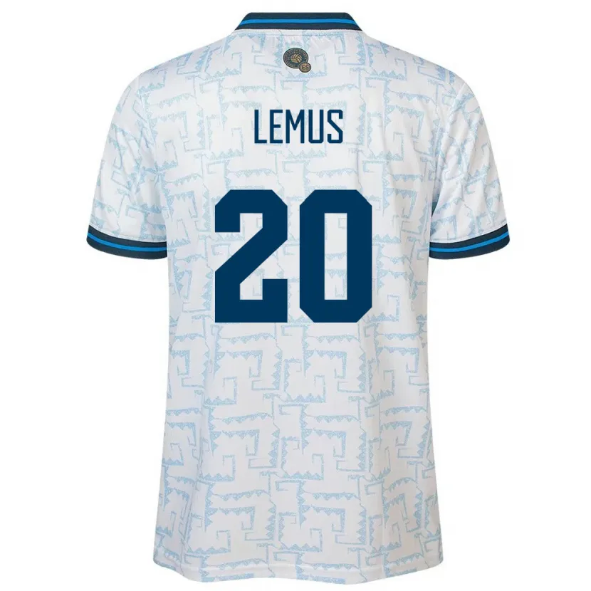 Danxen Kid El Salvador Diego Lemus #20 White Away Jersey 24-26 T-Shirt