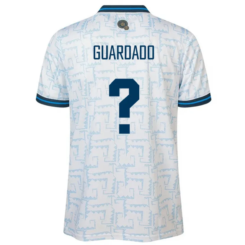 Danxen Kid El Salvador Christopher Guardado #0 White Away Jersey 24-26 T-Shirt