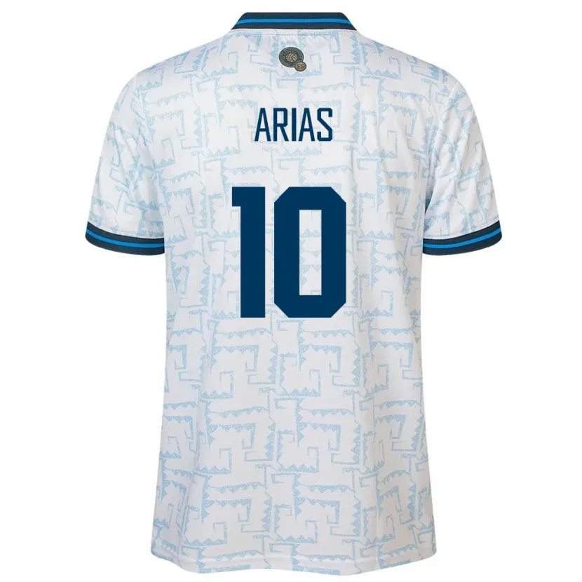 Danxen Kid El Salvador Cristopher Arias #10 White Away Jersey 24-26 T-Shirt