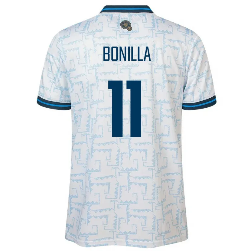 Danxen Kid El Salvador Jarell Bonilla #11 White Away Jersey 24-26 T-Shirt